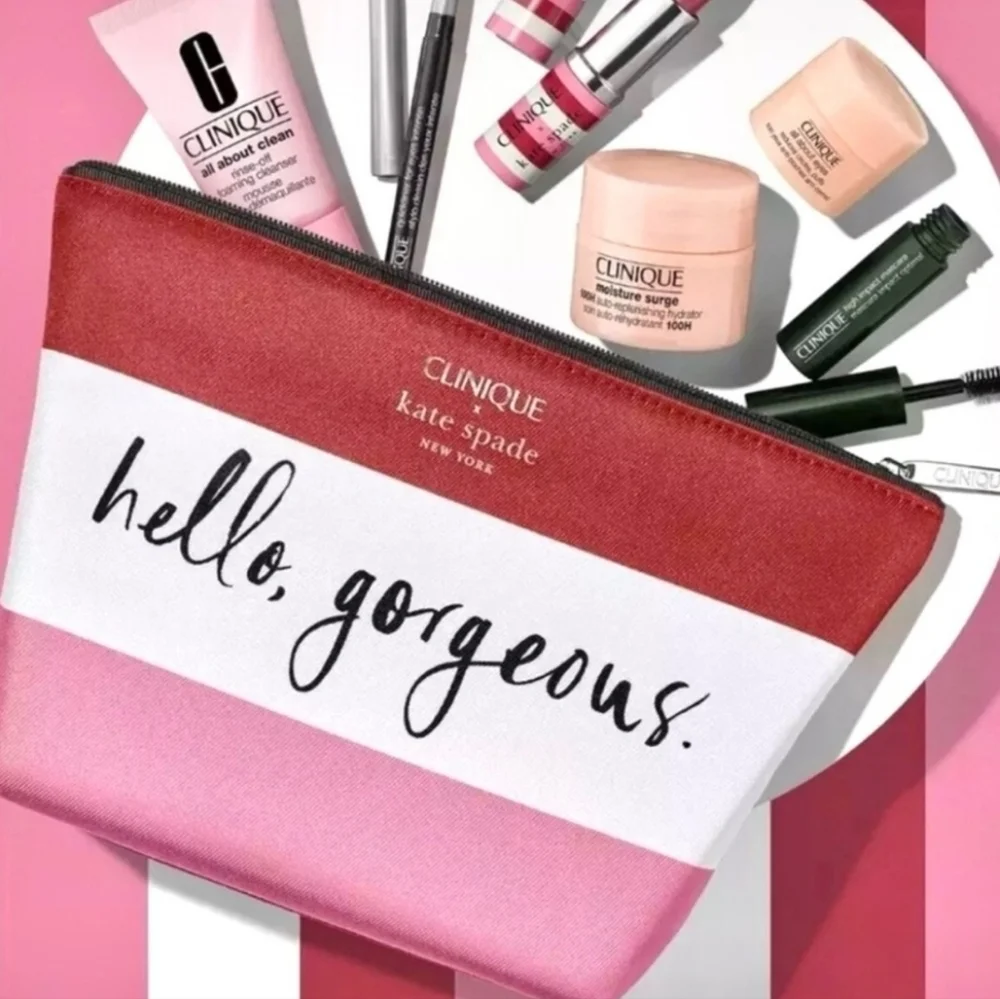 Clinique X Kate Spade Cosmetic Bag